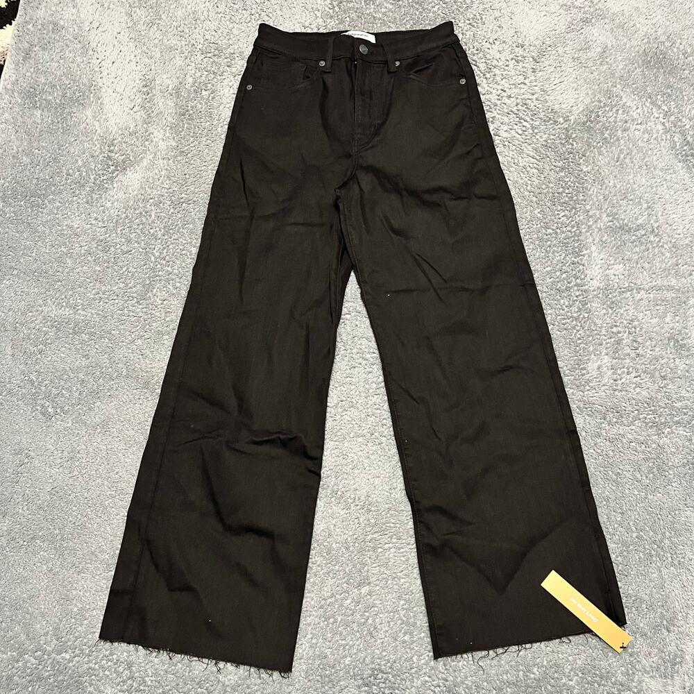 Reformation Black Wide Leg Jeans